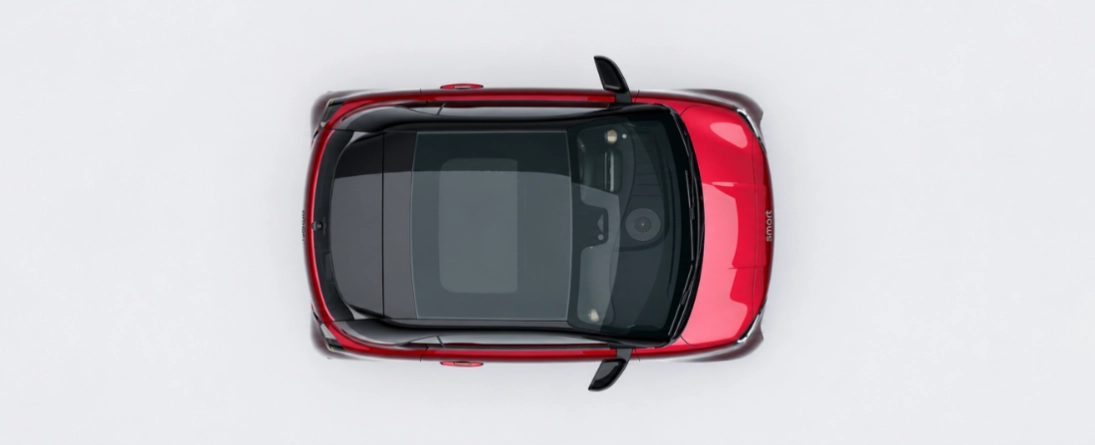 Smart #2 Premium dall'alto