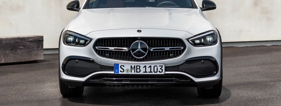 Mercedes Classe c sw all-terrain frontale design frontale