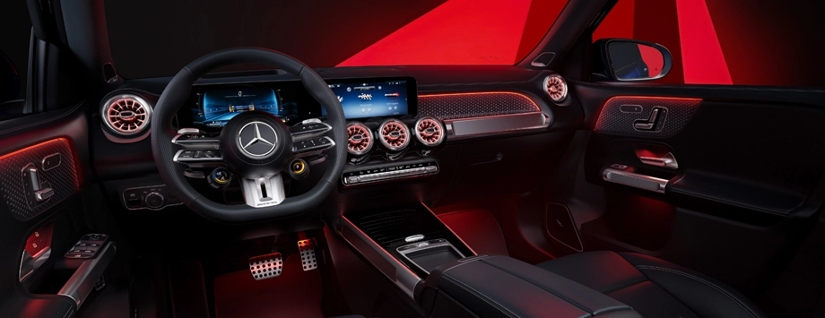 nuova glb amg restyling 2023 interni