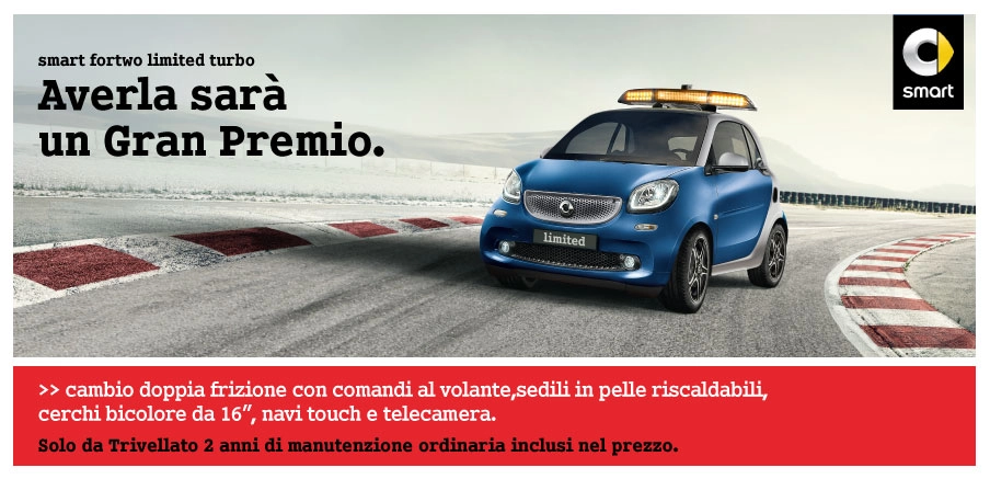Trivellato presenta smart fortwo limited turbo