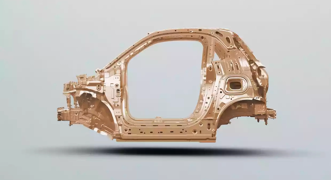 smart #2 scocca con cellula di sicurezza Tridion Evo