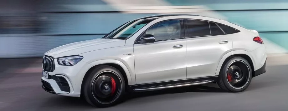 gle amg 63 coupe bianco