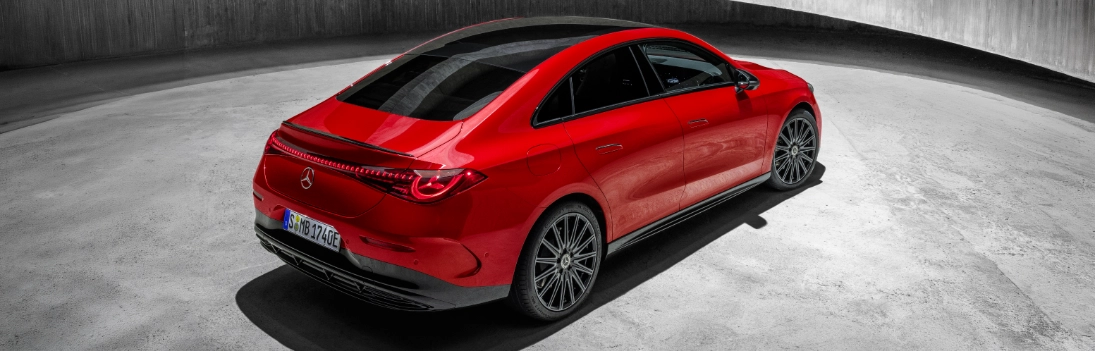 Nuova Mercedes CLA Coupé 2025 profilo laterale design berlina coupé