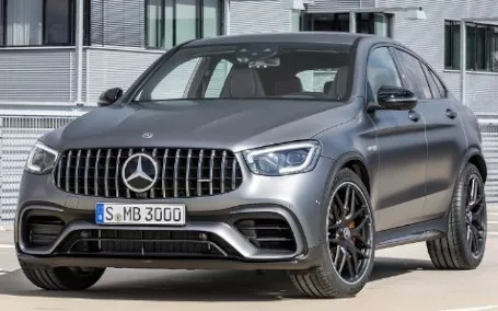 mercedes glc coupe amg design anteriore