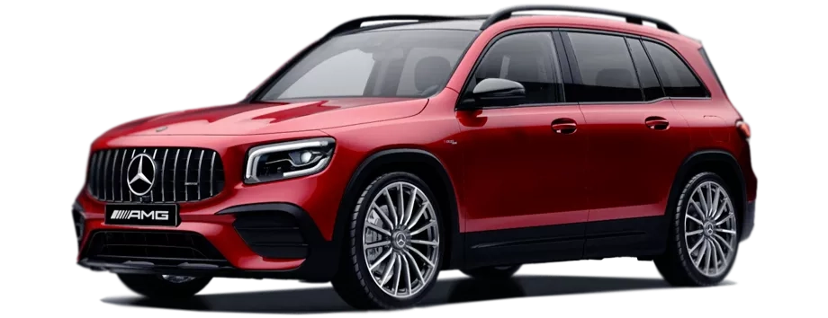 mercedes amg glb rossa