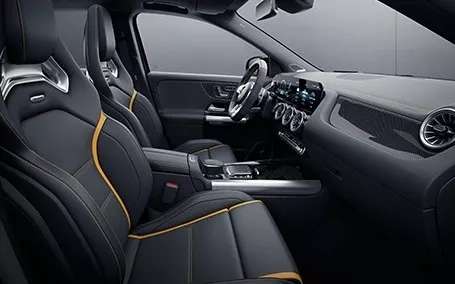 mercedes gla 45 amg interni sedili anteriori