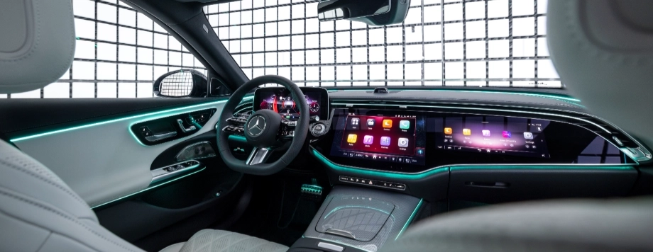 Nuova Mercedes Classe E vista degli interni