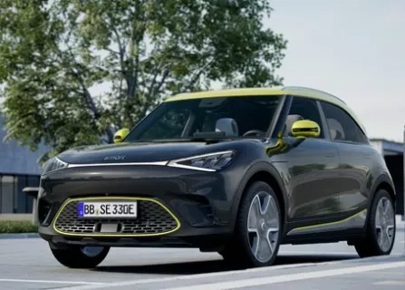 smart suv elettrico versione pro plus nero e gialla