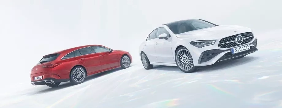 Mercedes CLA Restyling 2023 coupé e shooting brake