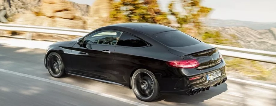 mercedes classe c coupe amg design posteriore