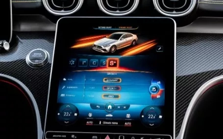 interni mercedes classe c amg display