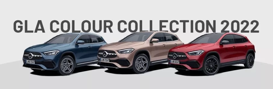 mercedes gla colour collection 2022