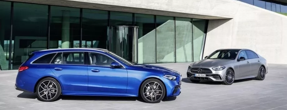 mercedes classe c berlina grigia