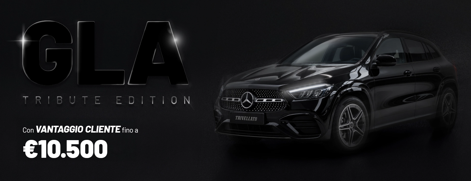 Mercedes-Benz GLA Tribute Edition: serie speciale disponibile da Trivellato