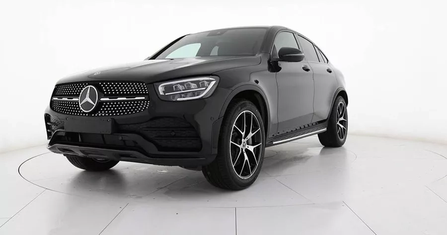 mercedes glc coupe offerta nero frontale
