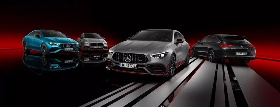Mercedes CLA AMG restyling 2023 coupé e shooting brake
