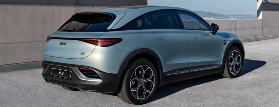 nuova smart #3 design posteriore