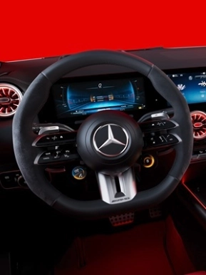 nuova gla amg restyling 2023 volante