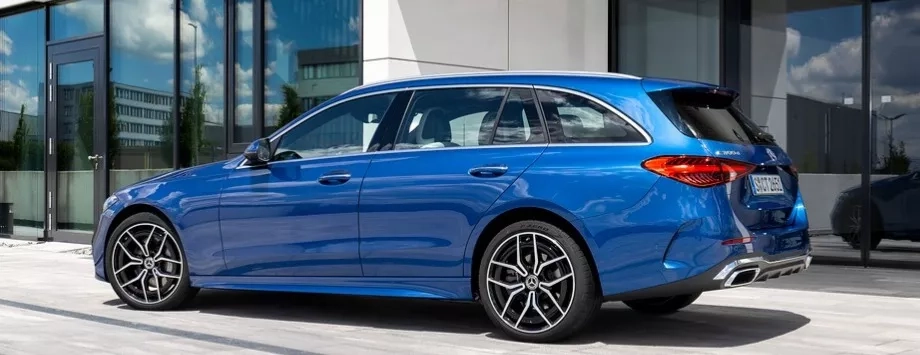 mercedes classe c station esterni posteriore