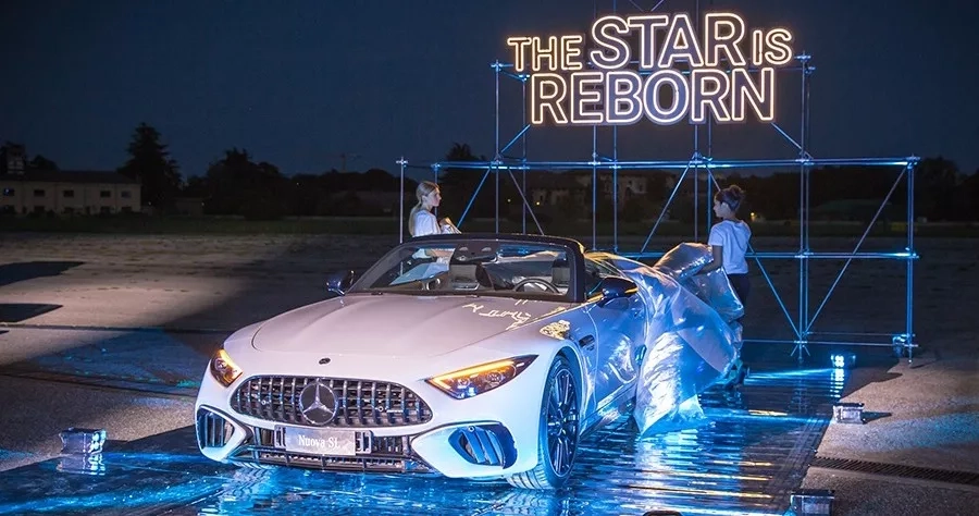 nuova sl amg svelamento