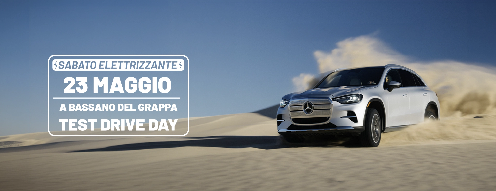 Un sabato elettrizzante: giornata di test drive Mercedes-Benz