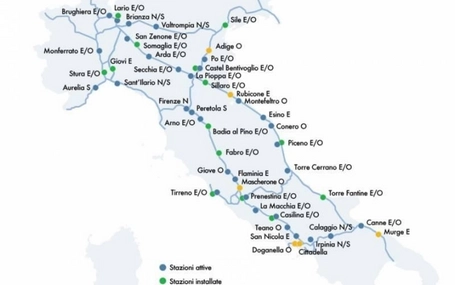 mappa ricariche auto elettriche autostrade