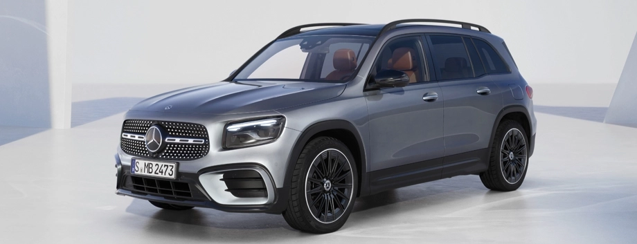 nuova Mercedes glb Restyling 2023 vista frontale