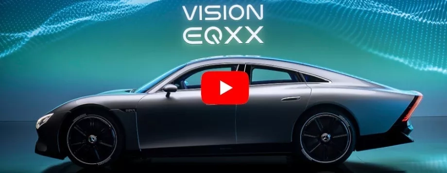 mercedes vision eqxx video presentazione