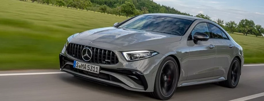 mercedes amg cls 53 grigia