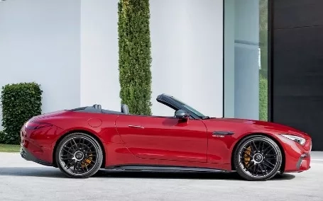 mercedes sl amg dimensioni laterale