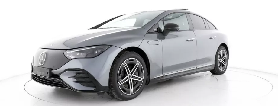 mercedes eqe in offerta grigia vista laterale