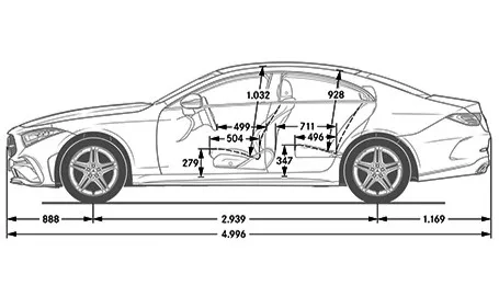 cls dimensioni laterale