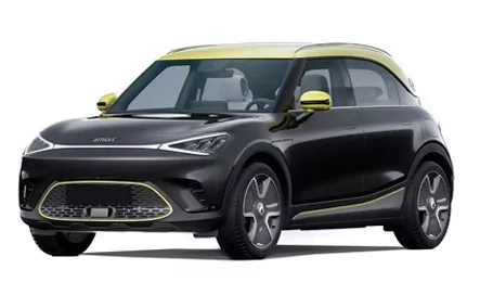 smart #1 dimensioni frontale