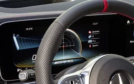 mercedes gle 53 amg display