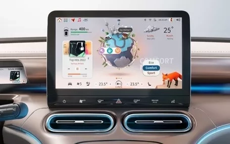 nuova smart #1 display