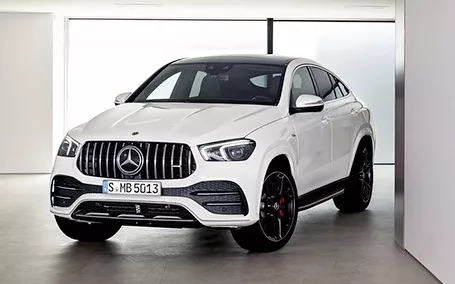 gle coupe amg bianco design frontale
