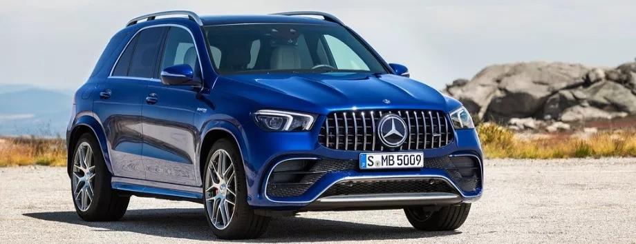 mercedes gle amg esterno blu