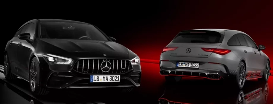 Mercedes CLA AMG restyling 2023 coupé e shooting brake