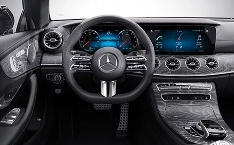 classe e cabrio interni volante nero