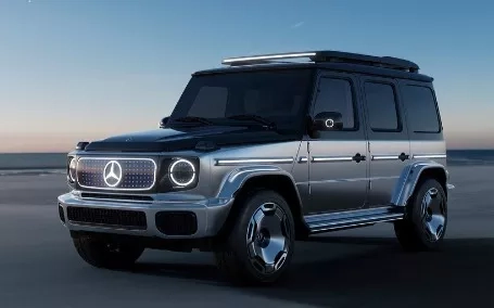 mercedes eqg frontale