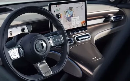 nuovo smart SUV elettrico interni