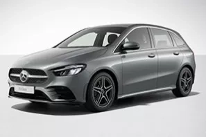 mercedes classe b grigio scuro vista frontale
