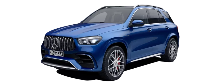 mercedes amg 63 gle blu
