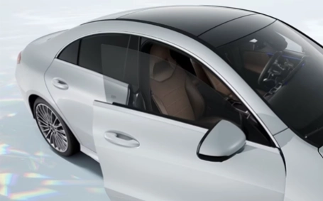 mercedes cla coupe esterni tetto