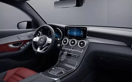 mercedes glc coupe interni sedili anteriori