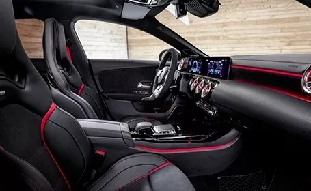 mercedes cla shooting brake amg interni