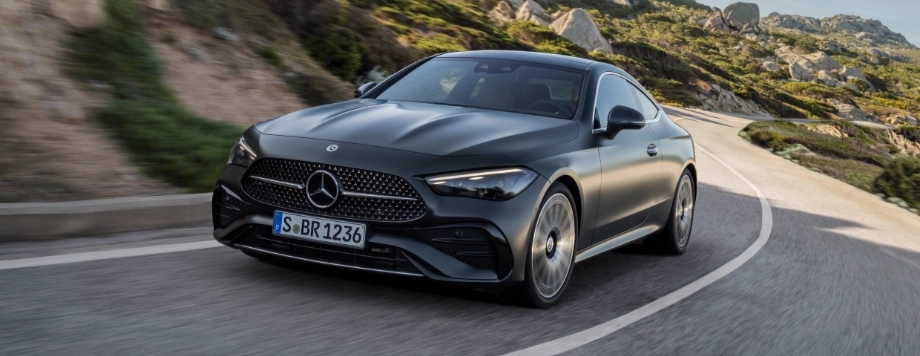 Sezione anteriore della nuova Mercedes CLE Coupé