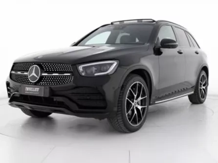 mercedes glc usato premium nero vista frontale