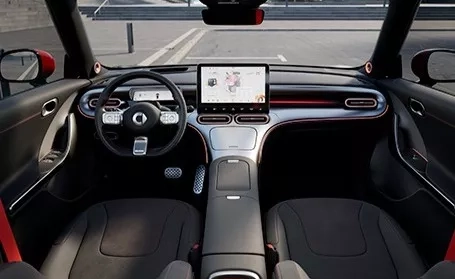 nuova smart #1 brabus dettaglio interno