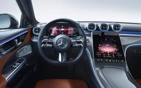 mercedes classe c interni display
